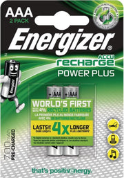 Energizer EN-PWRPL700B2 Oplaadbare Nimh Batterij Aaa 1.2 V Power Plus 700 Mah 2-blister