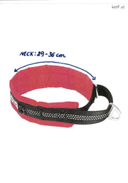 Comfortabele reflecterende halsband voor honden - XS - ROOD
