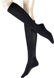FALKE Wool Balance Kniesokken - Dark Navy - Maat 41-42