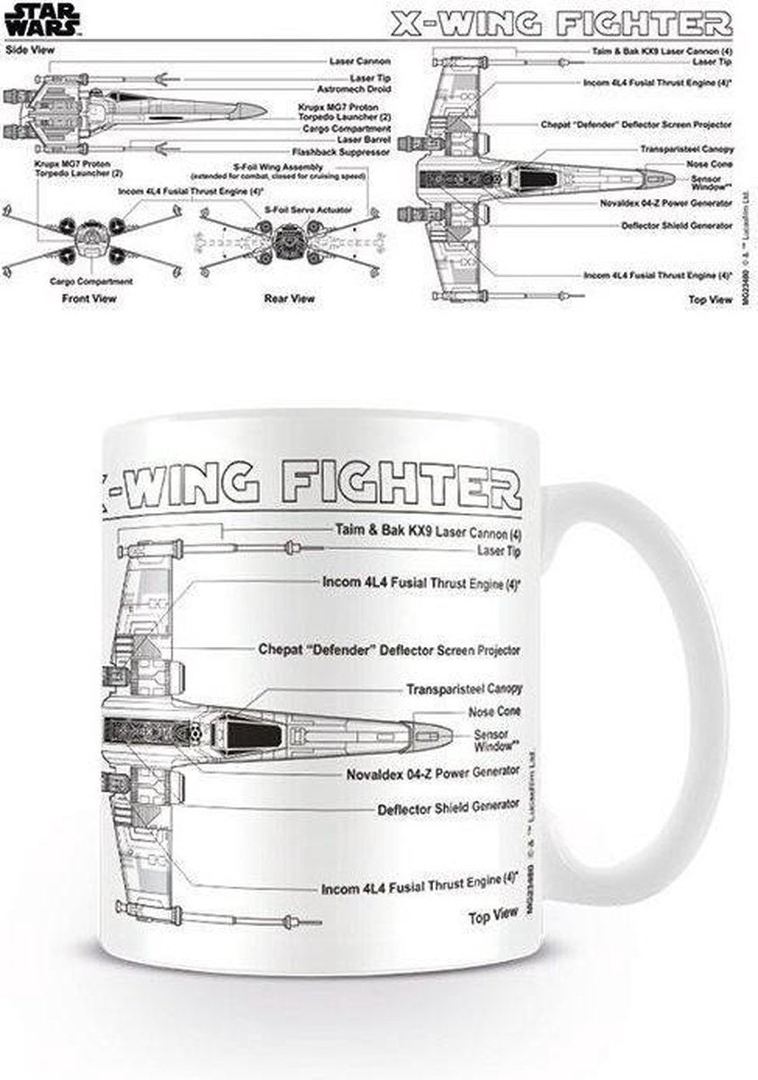 Star Wars X-Wing Fighter Sketch Mok