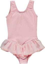 Danceries Balletpakje Clarasson Mouwloos dubbele rok Roze Katoen - Maat 122-128