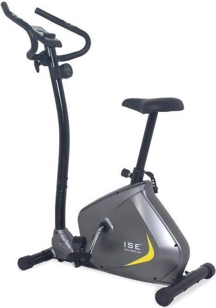 ISE SY-8802 Hometrainer fitness fiets - Ergonomètre - Stille hometrainer - Hartslagsensor - Complete Workout Vanuit Huis - Verstelbaar zadel