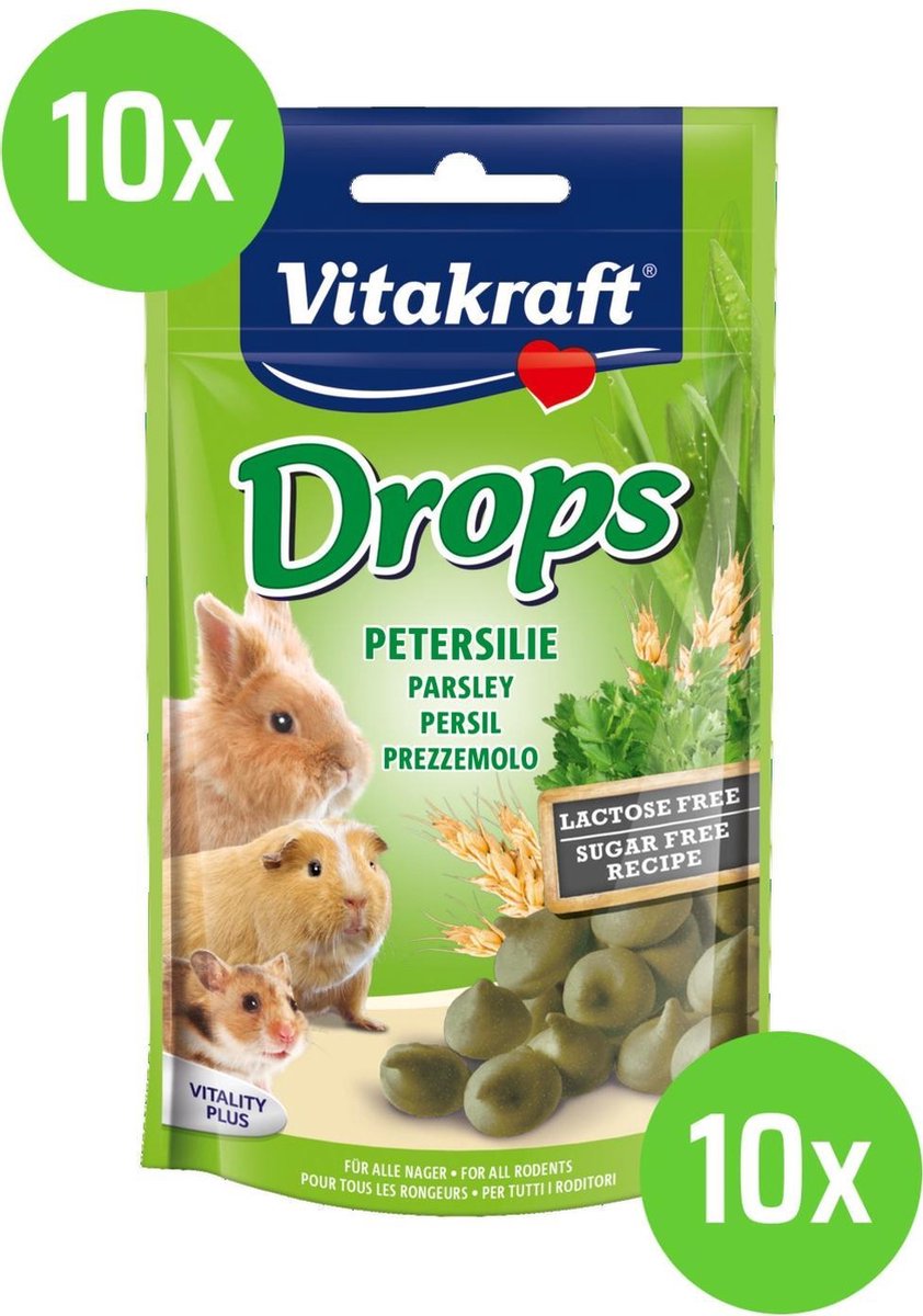 10 x 75 gram Vitakraft Drops Peterselie