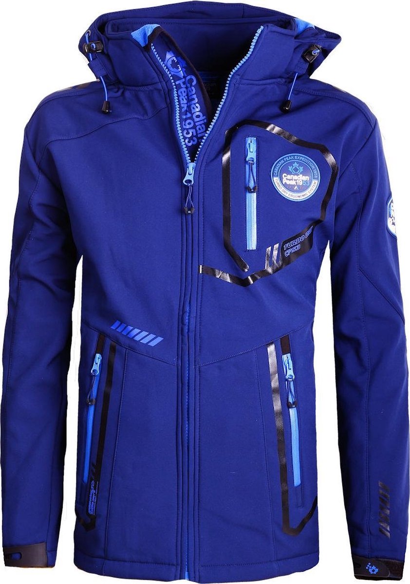 Canadian Peak Softshell Jas Pro Heren Blauw Terle - XL