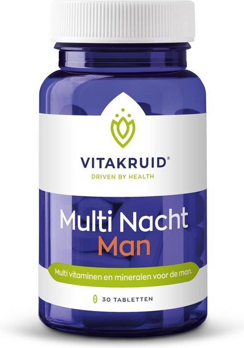 Vitakruid Multi nacht man - 30 tabletten