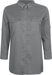 Zoso Marloes dames blouse antraciet