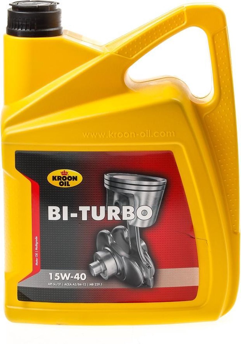 Kroon-Oil Motorolie 00328 Bi-Turbo 15W-40 - 5 Liter