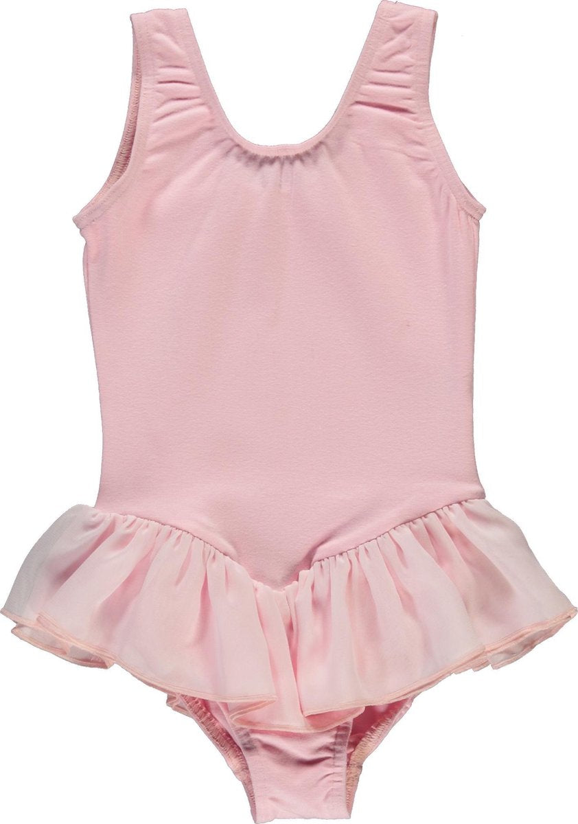 Danceries Balletpakje Clarasson Mouwloos dubbele rok Roze Katoen - Maat 110-116