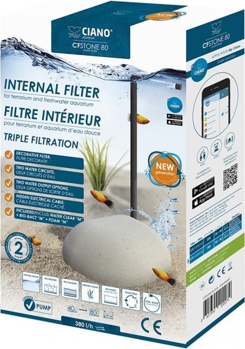 Ciano Binnenfilter cfstone 80