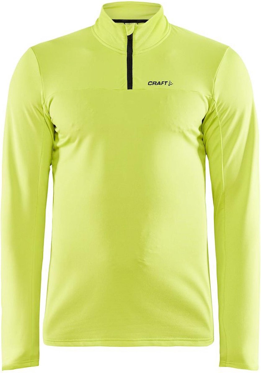 Craft Wintersportpully - Maat 152  - Unisex - neoon geel