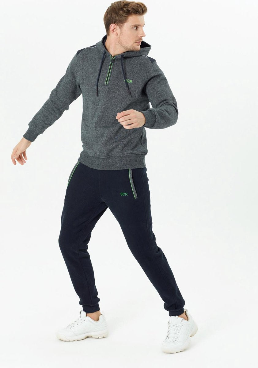 SCR. Omid Hoodie Met Korte Rits