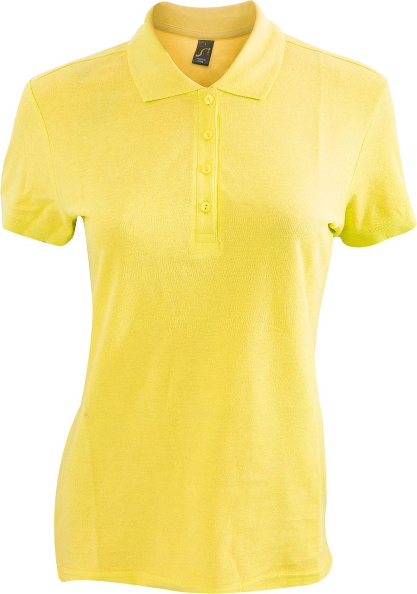 SOLS Dames/dames Passion Pique Poloshirt met korte mouwen (Chocolade)