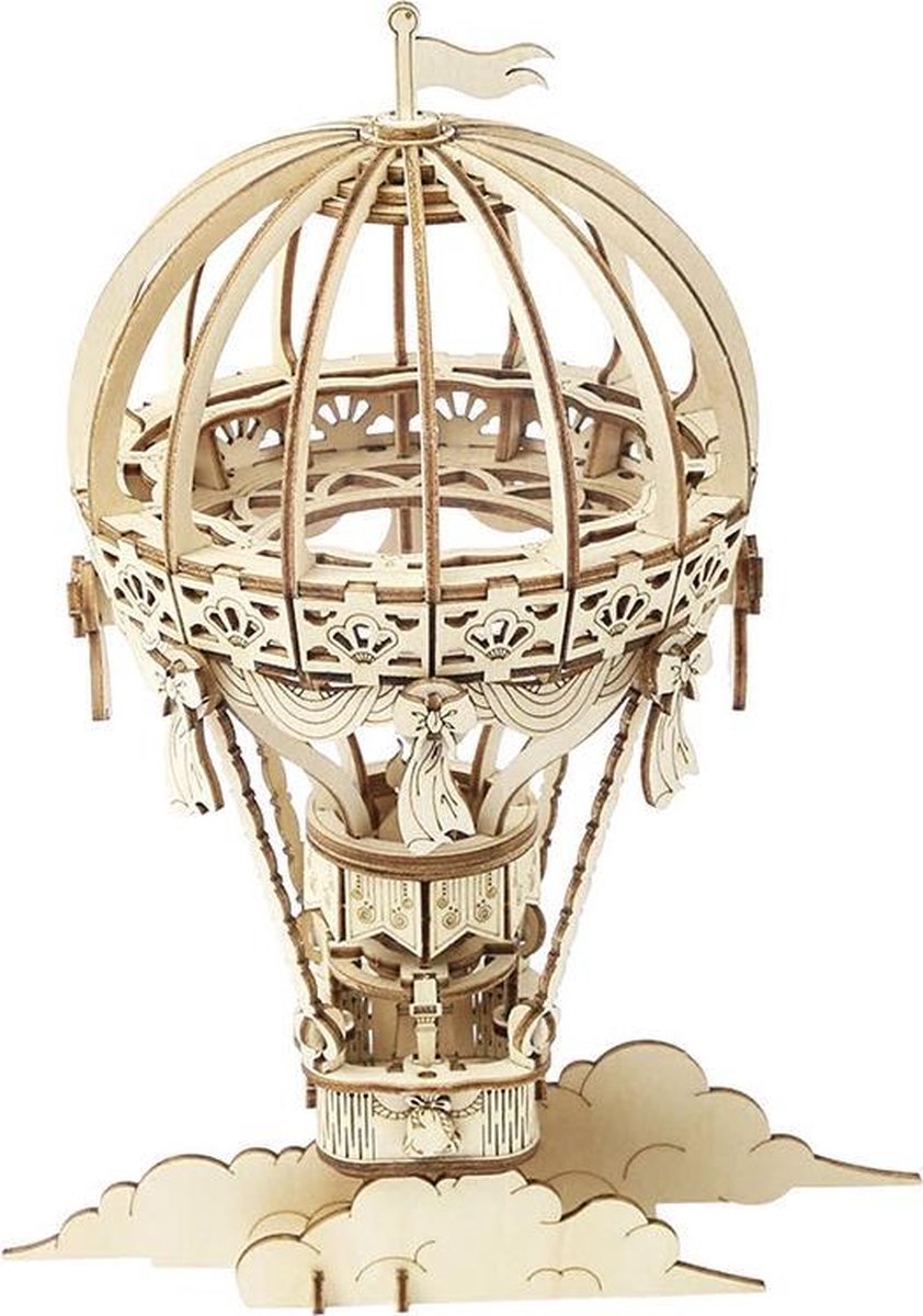 ROBOTIME 3D Wooden Puzzle TG-406 Hot Air Balloon