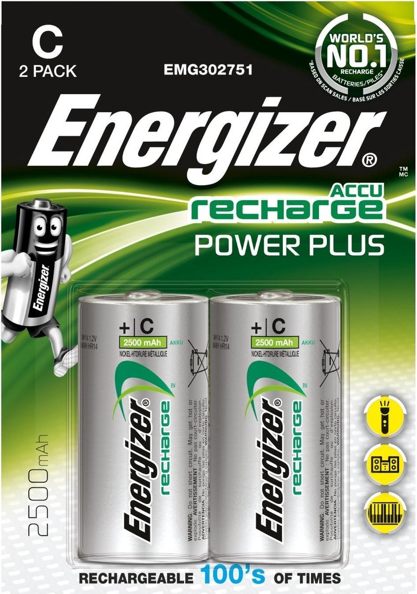 Energizer C - HR14 2500mAh - 1