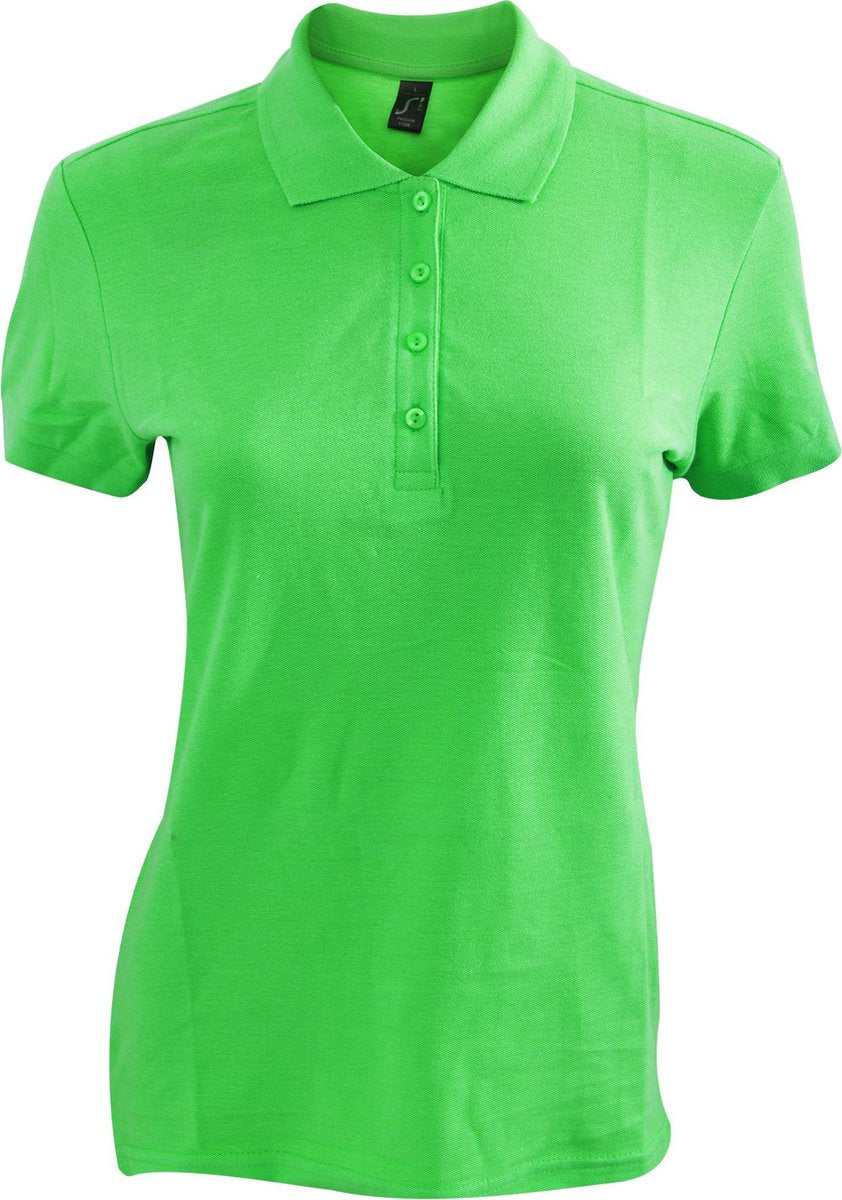 SOLS Dames/dames Passion Pique Poloshirt met korte mouwen (Kelly Groen)