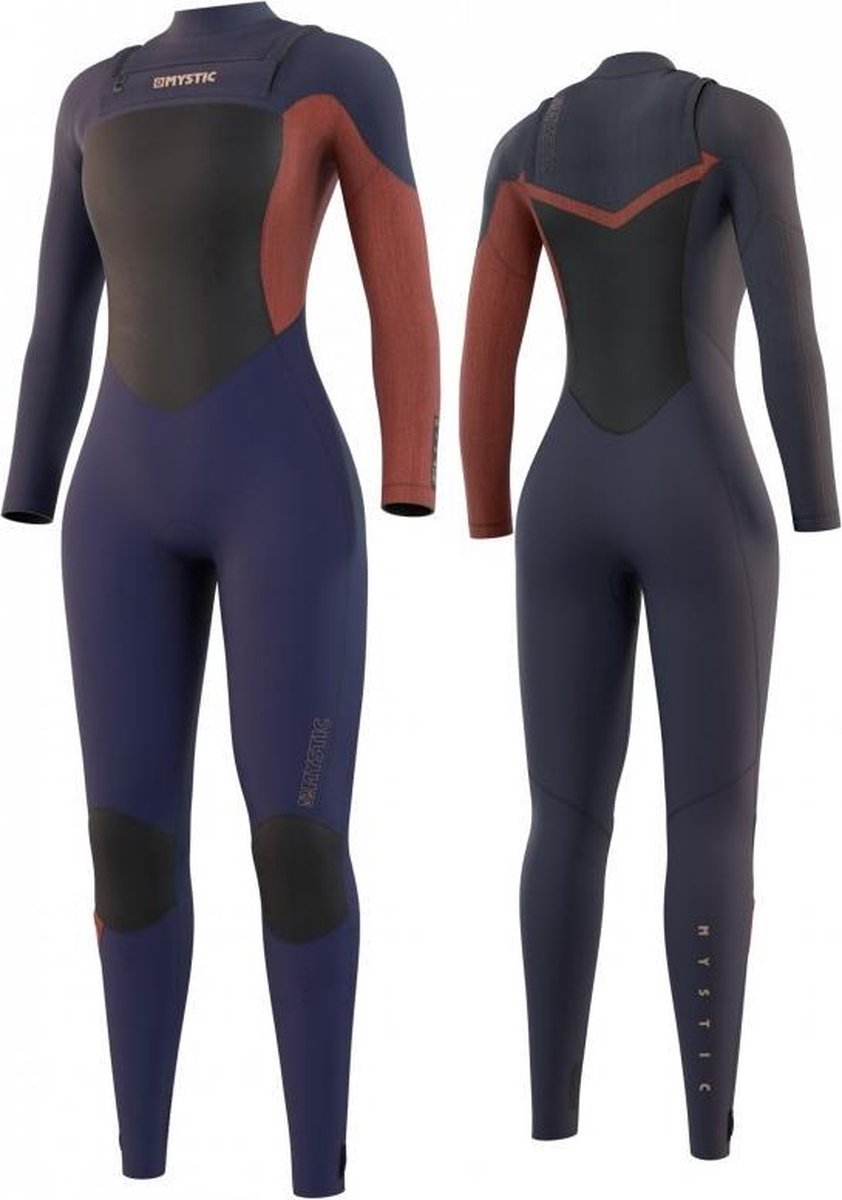 Mystic Dames Wetsuit Marshall 5/3 Front Zip - Night Blue L