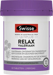 Swisse Relax Valeriaan 60 tabletten