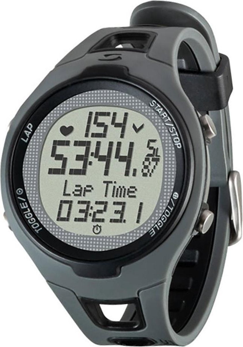 Sigma pc 15.11 sporthorloge zwart hartslagmeter/ronde registratie