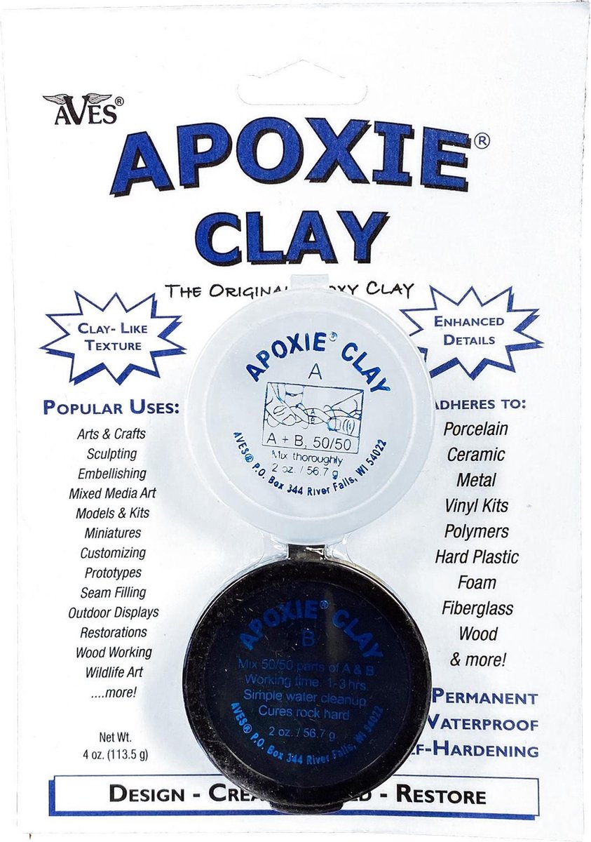 Apoxie Clay - Gewicht: 1/4 lb (113