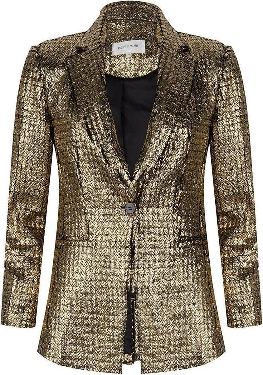 Jacky Luxury Gouden blazer