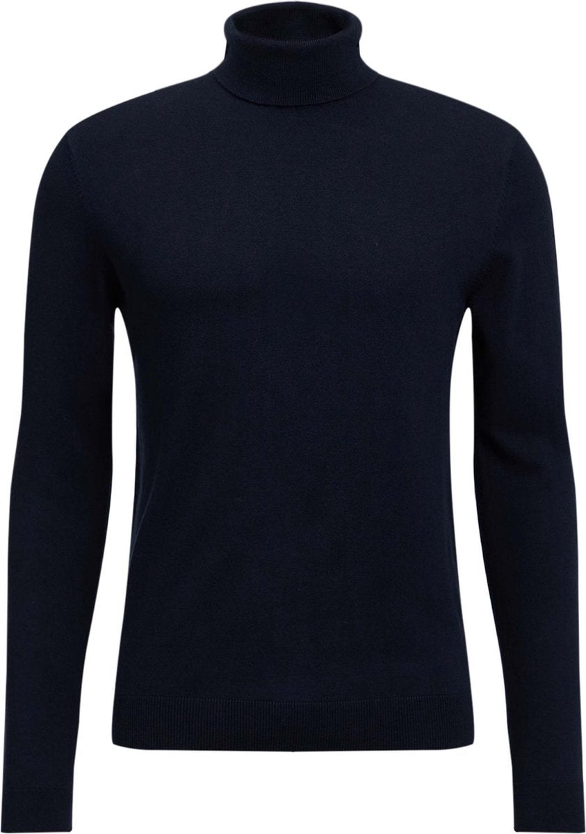 WE Fashion Heren fijngebreide coltrui - Maat M