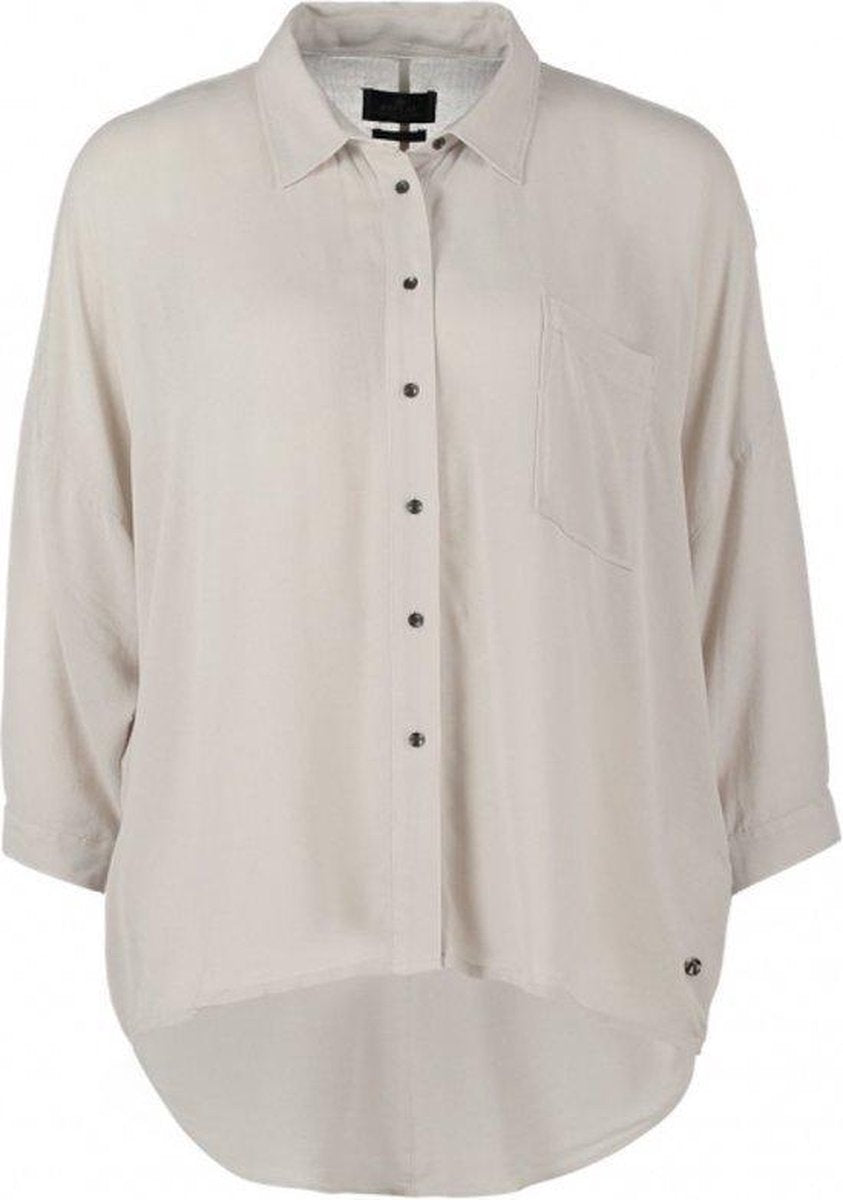 Replay regular fit blouse beige - Maat M