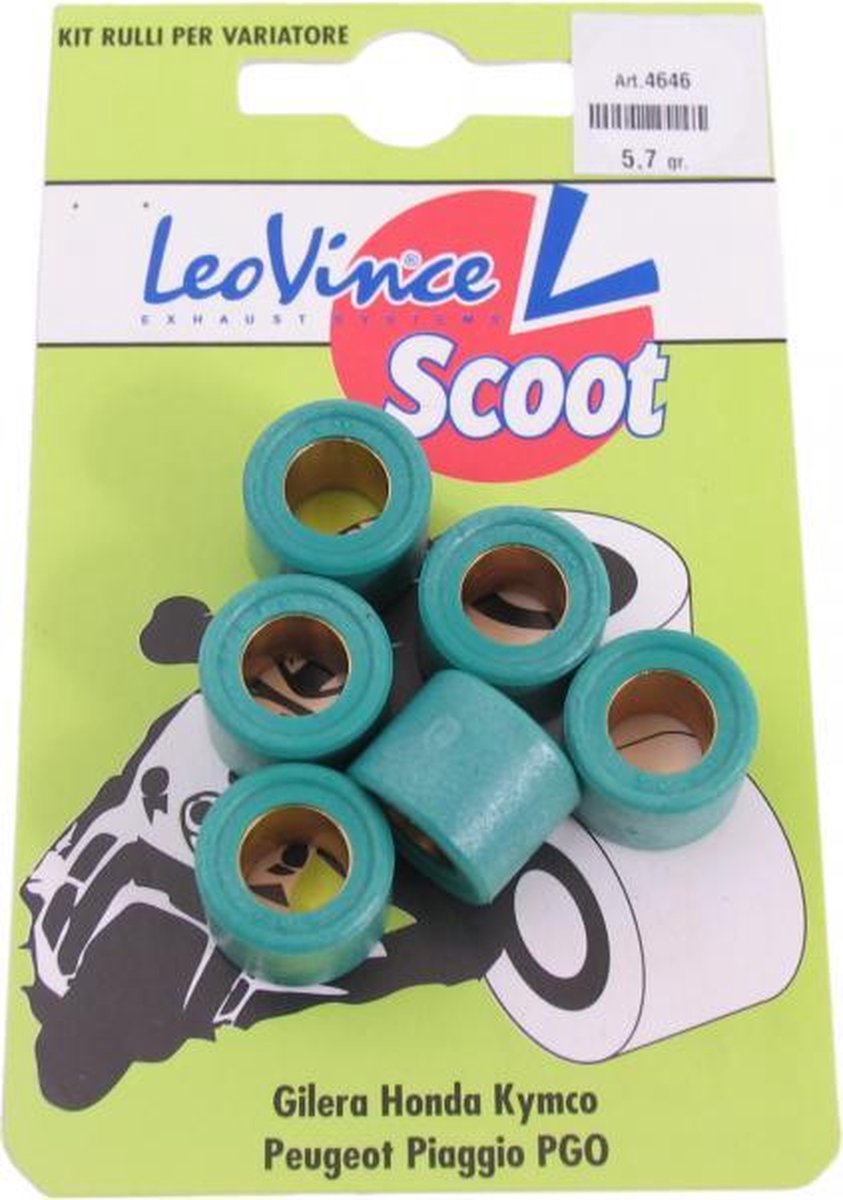 Leo Vince Variateur Rollenset 16*13-5.7Gr LeoVince Piaggio