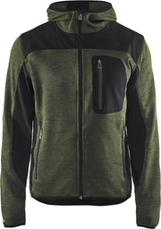 Blaklader 4930 2117 Gebreid Vest Legergroen/Zwart4XL