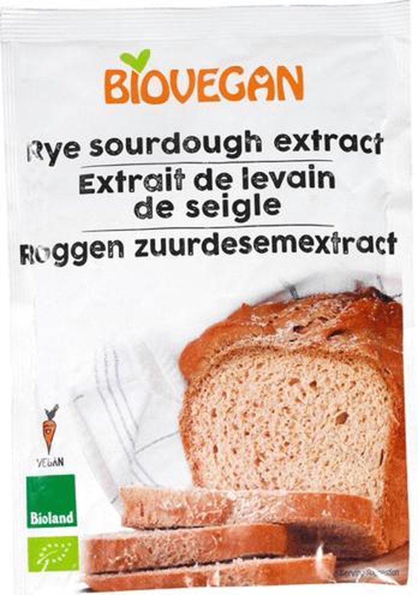 Rogge zuurdesemextract Biovegan - Zakje 30 gram - Biologisch