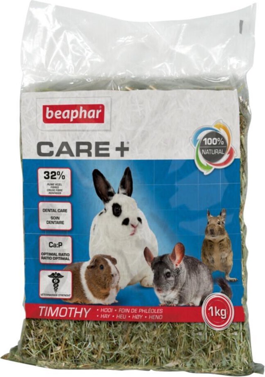Care+ Timothy Hooi 1 kg - 1 stuks