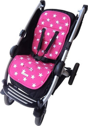 Bliss Buggy Inlegkussen - Ster Roze