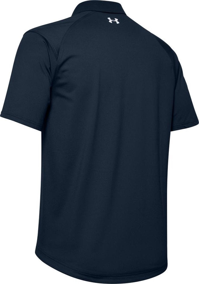 UA Iso-Chill Polo-Academy Blauw - Heren maat: M    heren > golf kleding > polo