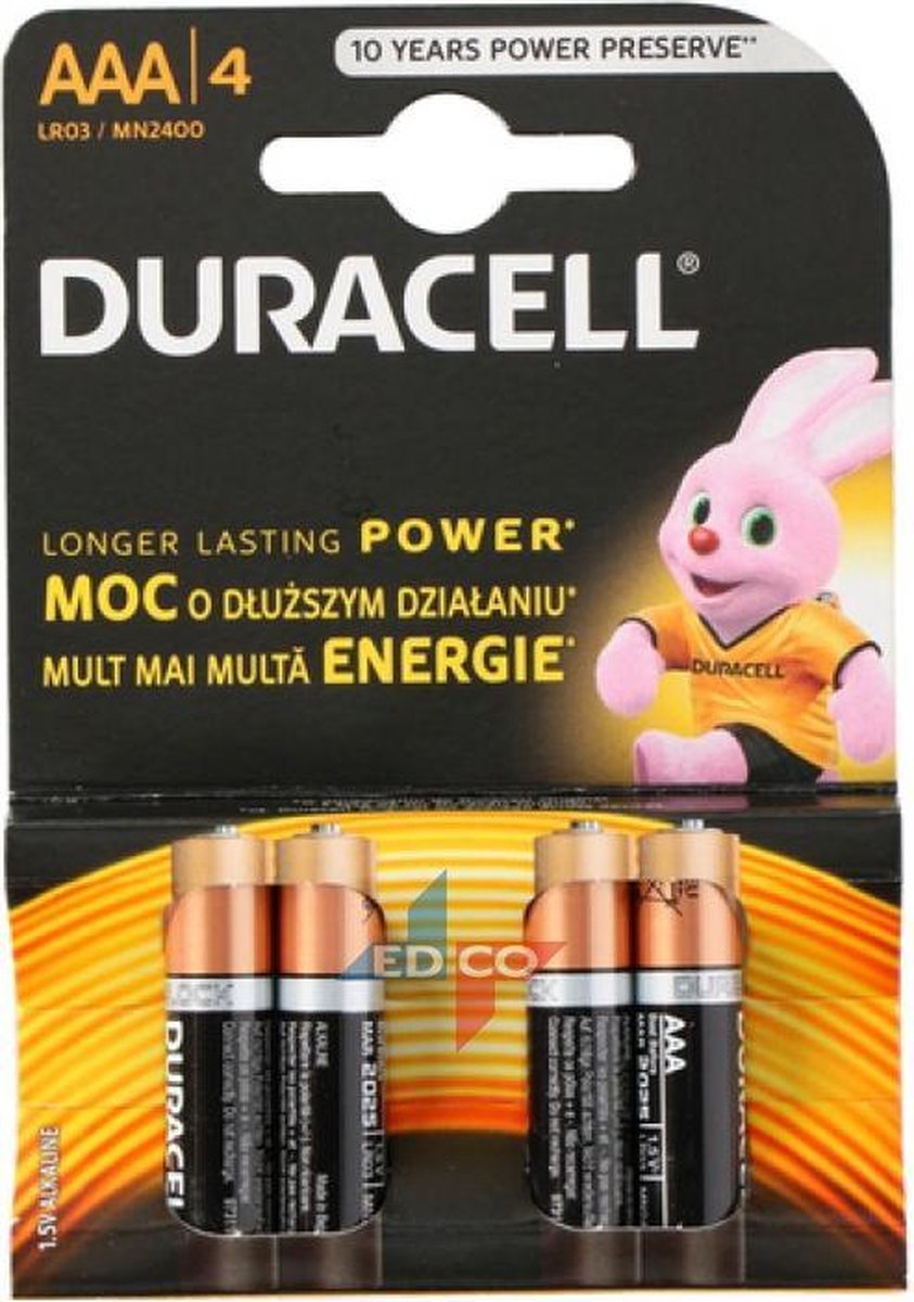 Duracell AAA Basic Batterijen