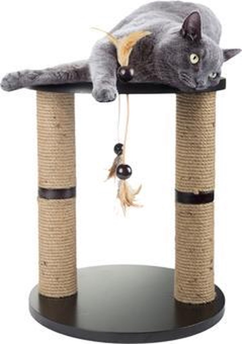 RelaxPets - Krabpaal - Scratching Perch - Dubbele Krabpaal - 39.5X39.5X50CM