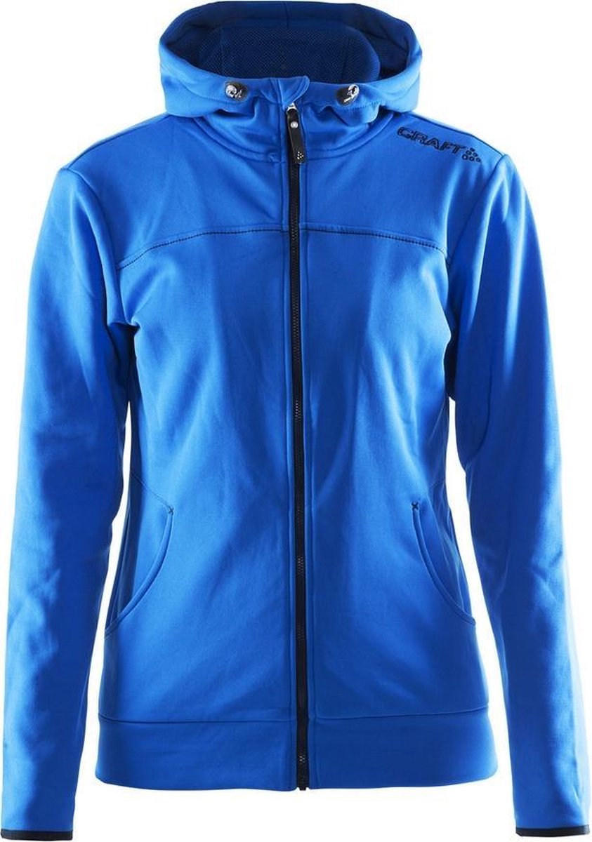 Craft Leisure Full Zip Hood Women swe. blue XXL