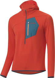 Loeffler shirt lange mouwen M HZ Hoody Aero TechFleece - Oranje - 48