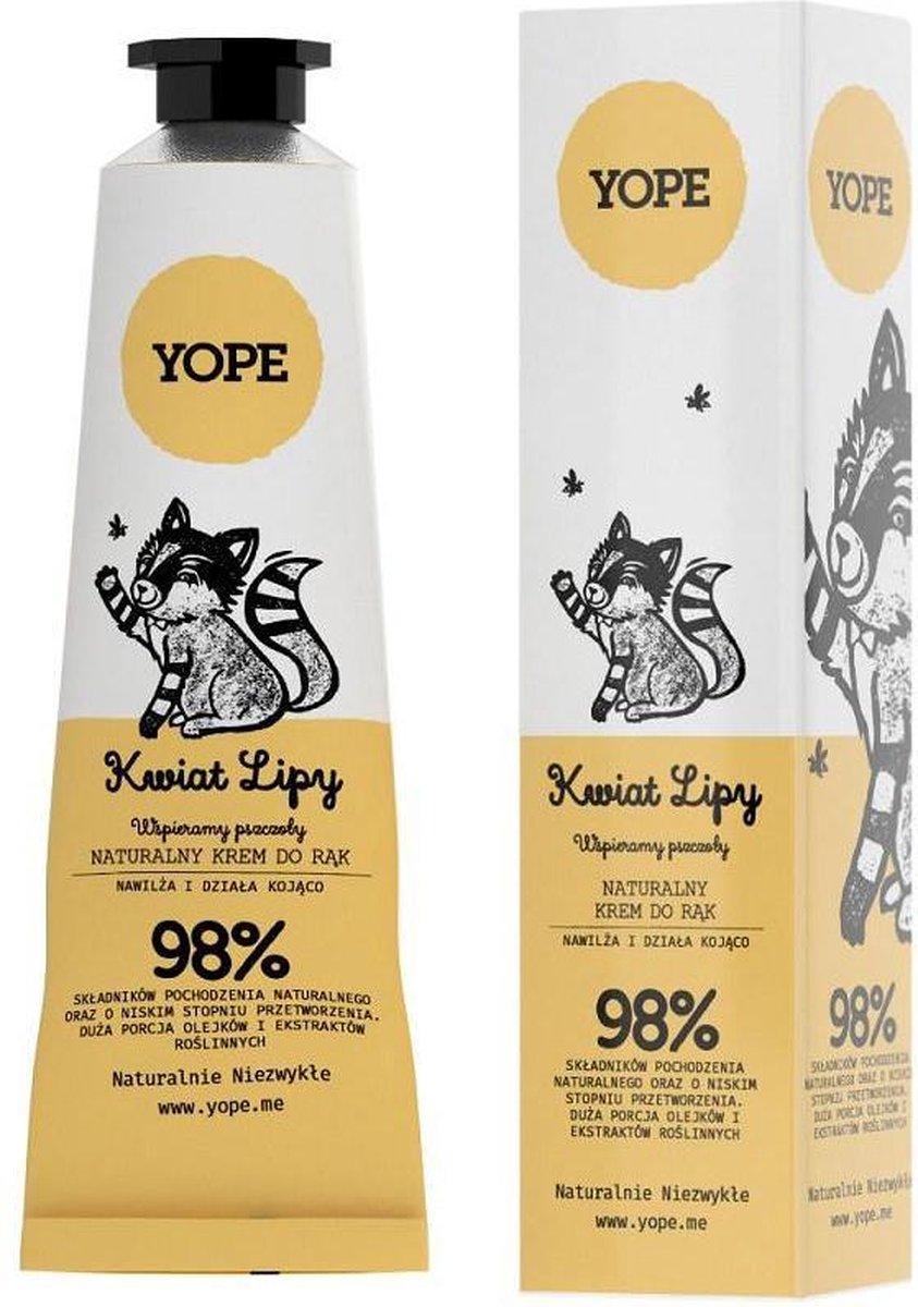 Yope - Natural Hand Cream Linden Flower 50Ml