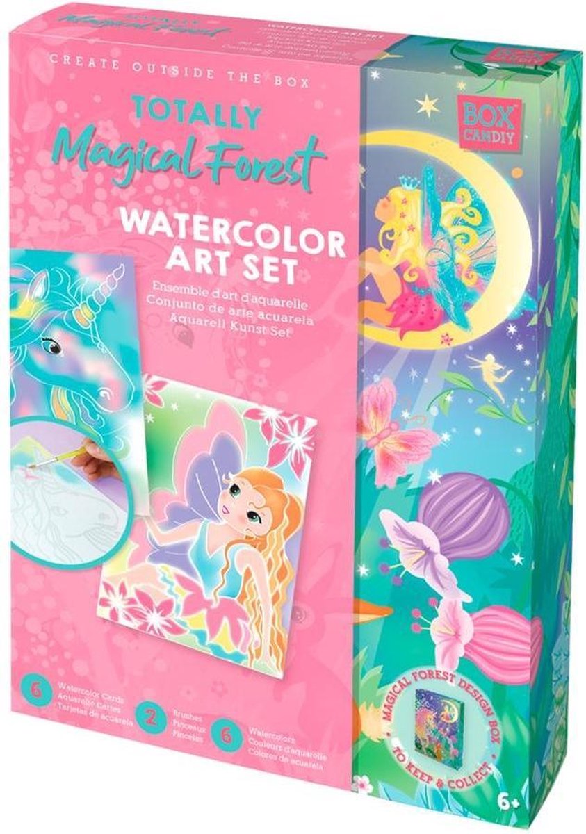 Aquarel knutselset - Magical Forest