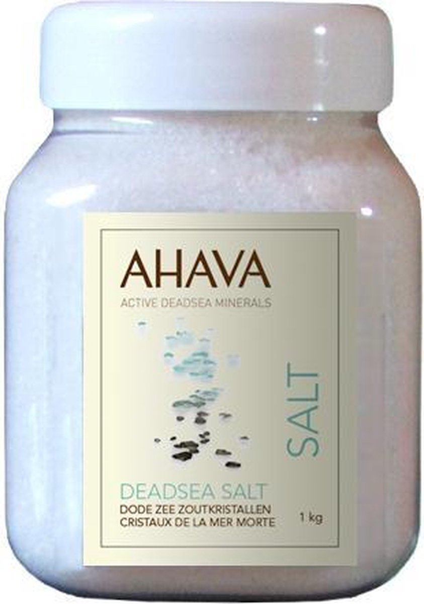 NATURAL DEADSEA SALT - AHAVA -100% DODE ZEE ZOUTKRISTALLEN - VOOR ALLE HUIDTYPES