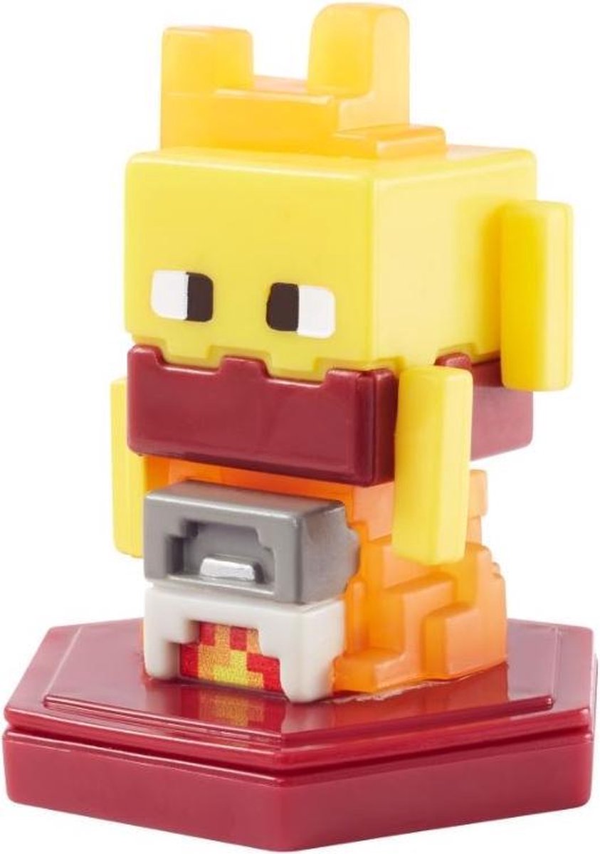 Mattel Speelfiguur Minecraft Earth Boost Junior 5 Cm Geel/rood