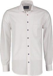 Ledûb Overhemd - Wit - Modern Fit - 48