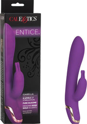 Entice Isabella - Raspberry - Silicone Vibrators - Rabbit Vibrators