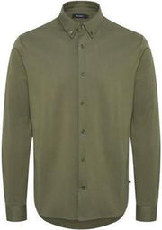 Matinique Overhemd Benji Smooth Jersey Olive Night (30204785 - 190515)
