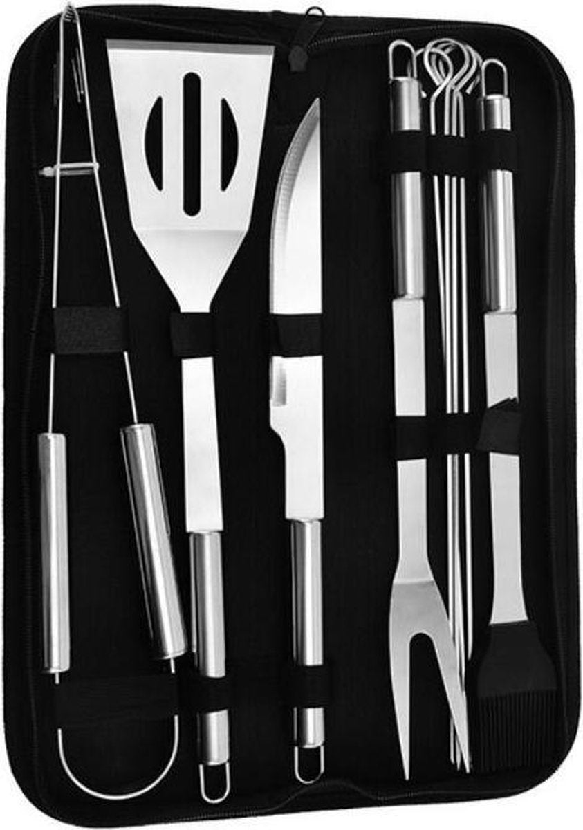 Roestvrijstalen BBQ Set - 9pcs