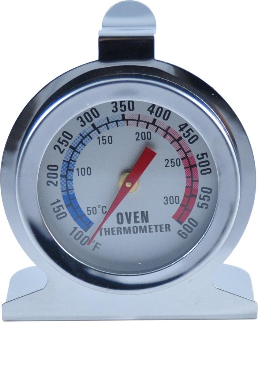 Phonaddon Oven Thermometer BBQ Barbecue Temperatuurmeter RVS