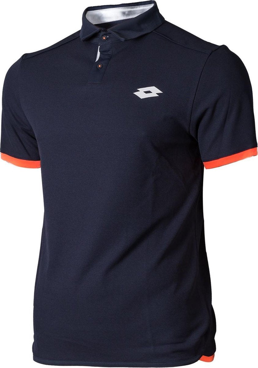 Lotto Aydex IV Polo - Deep Dry Tech Sportpolo - Heren - Maat S - Navy
