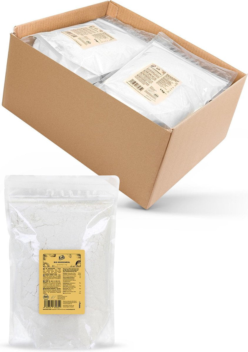 KoRo | Biologisch kokosmeel |  6 x 1 kg