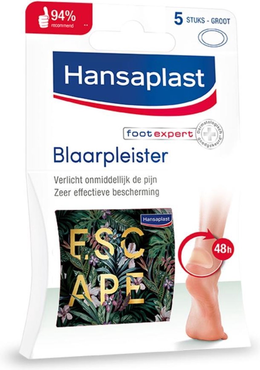 Hansaplast Blarenpleisters Groot - 5 stuks