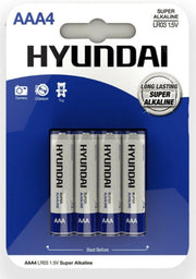 Super Alkaline AAA-Batterijen - 4 Stuks