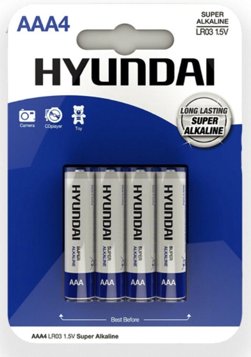 Super Alkaline AAA-Batterijen - 4 Stuks